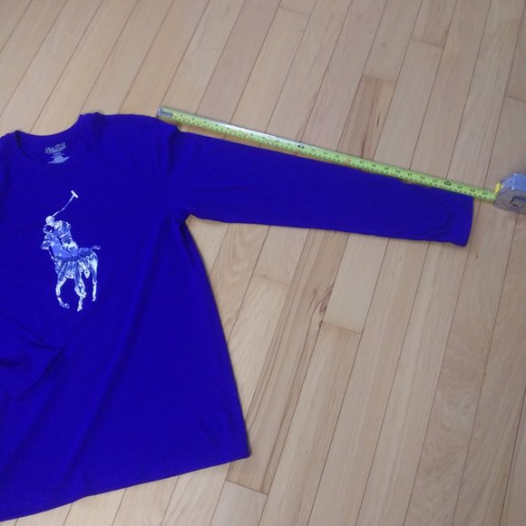 Polo Ralph Lauren Long Sleeve Big Pony graphic  cotton Tee shirt size sm… - Picture 10 of 13
